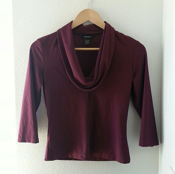 Express Tops - Express cranberry top
